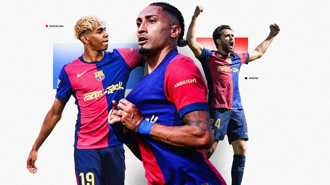 Wing wizards Raphinha & Yamal carry Barca to crazy Clasico win